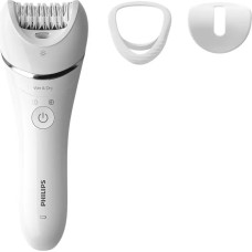 Philips | BRE700/00 | Epilator | Operating time (max) 40 min | Bulb lifetime (flashes) | Number of power levels N/A | Wet & Dry | White