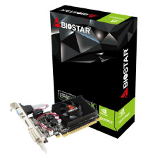 Biostar Graphics Card|BIOSTAR|NVIDIA GeForce 210|1 GB|DDR3|64 bit|PCIE 2.0 16x|Memory 1333 MHz|GPU 589 MHz|Single Slot Fansink|1x15pin D-sub|1xDVI-D|1xHDMI|VN2103NHG6