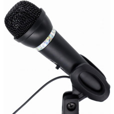 Gembird | Condenser Microphone with Desk-stand | MIC-D-04 | 3.5 mm jack | Black