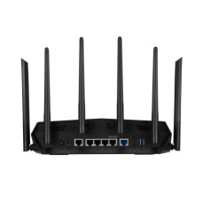 Asus Dual Band WiFi6 Gigabit Router | TUF Gaming AX6000 | 802.11ax | 1148+4804 Mbit/s | 10/100/1000 Mbit/s | Ethernet LAN (RJ-45) ports 5 | Mesh Support Yes | MU-MiMO Yes | No mobile broadband | Antenna type External