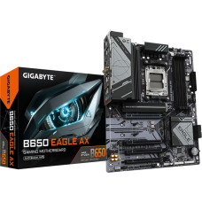 Gigabyte | B650 EAGLE AX | Processor family AMD | Processor socket AM5 | DDR5 | Supported hard disk drive interfaces M.2, SATA | Number of SATA connectors 4