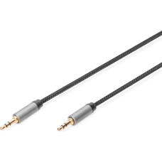 Digitus | DB-510110-018-S | 3.5 mm jack to 3.5 mm jack 3.5mm stereo plug | 3.5mm stereo plug