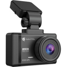 Navitel | Dashcam with high-quality shooting, digital speedometer, and GPS-informer | R500 GPS | IPS display 2.35''; 480х320 | GPS (satellite) | Maps included