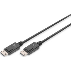 Digitus | Black | DP male | DP male | DisplayPort Connection Cable | DP to DP | 1 m