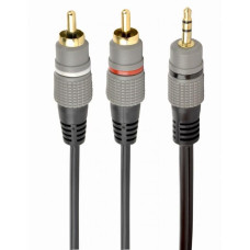 Gembird CABLE AUDIO 3.5MM TO 2RCA 1.5M/GOLD CCA-352-1.5M GEMBIRD