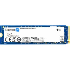 Kingston SSD | NV3 | 1000 GB | SSD form factor M.2 2280 | Solid-state drive interface PCIe NVMe Gen 4.0 (x4) | Read speed 6000 MB/s | Write speed 4000 MB/s