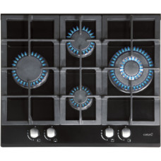 Cata | Hob | LCI 6031 B | Gas on glass | Number of burners/cooking zones 4 | Rotary knobs | Black