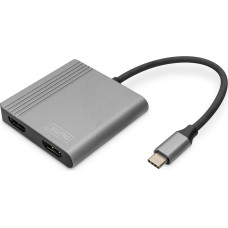 Digitus USB-C | HDMI | USB-C - 2x HDMI Adapter | DA-70828