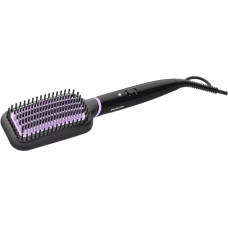 Philips | StyleCare Essential Heated straightening brush | BHH880/00 | Warranty 24 month(s) | Ceramic heating system | Display | Temperature (min) 170 °C | Temperature (max) 200 °C | Number of heating levels 2 | Black