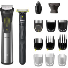 Philips | All-in-One Trimmer | MG9552/15 | Cordless | Wet & Dry | Number of length steps 27 | Silver/Black/Green