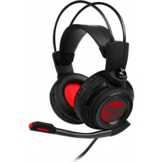 MSI DS502 Gaming Headset, Wired, Black/Red | MSI | DS502 | Wired | Gaming Headset | N/A