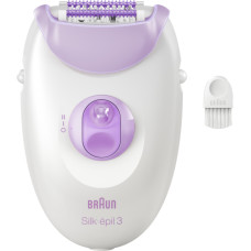 Braun Epilator | SE3-000 Silk épil 3 | Number of power levels 2 | White/Purple