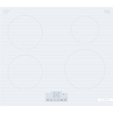 Bosch | PUE612BB1J | Hob | Induction | Number of burners/cooking zones 4 | Touch | Timer | White