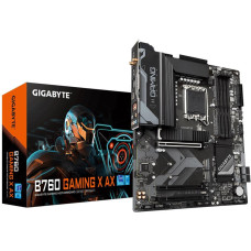 Gigabyte Mainboard|GIGABYTE|Intel B760 Express|LGA1700|ATX|Memory DDR5|Memory slots 4|2xPCI-Express 3.0 16x|1xPCI-Express 4.0 16x|3xM.2|1xHDMI|1xDisplayPort|5xUSB 2.0|2xUSB 3.2|1xUSB-C|1xRJ45|6xAudio port|B760GAMINGXAX1.2