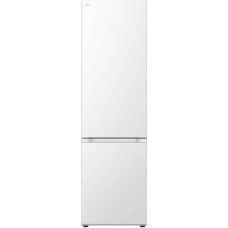 LG | Refrigerator | GBV5240DSW | Energy efficiency class D | Free standing | Combi | Height 203 cm | No Frost system | Fridge net capacity 277 L | Freezer net capacity 110 L | Display | 35 dB | White