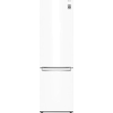 LG | Refrigerator | GBB72SWVGN | Energy efficiency class D | Free standing | Combi | Height 203 cm | No Frost system | Fridge net capacity 233 L | Freezer net capacity 107 L | Display | 35 dB | White