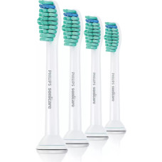 Philips | HX6014/07 Standard Sonic | Toothbrush Heads | Heads | For adults and children | Number of brush heads included 4 | Sonic technology | White