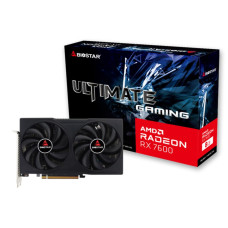 Biostar Graphics Card|BIOSTAR|AMD Radeon RX 7600|8 GB|GDDR6|128 bit|PCIE 4.0 16x|GPU 2250 MHz|Dual Slot Fansink|1xHDMI|3xDisplayPort|VA7606RM81