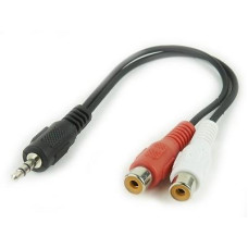 Gembird CABLE AUDIO 3.5MM TO 2RCA/SOCKET CCA-406 GEMBIRD