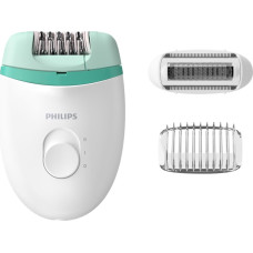 Philips | Epilator | Satinelle Essential BRE245/00 | White/Green