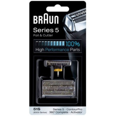 Braun | Head Replacement Pack | Shaving heads | 51S | Black