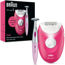 Braun SE3-202 Silk épil 3 Epilator , Pink/White