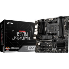 MSI Mainboard|MSI|AMD B550|SAM4|MicroATX|2xPCI-Express 3.0 1x|2xM.2|1xPCI-Express 4.0 16x|Memory DDR4|Memory slots 4|1x15pin D-sub|1xHDMI|1xDisplayPort|2xUSB 2.0|4xUSB 3.2|1xPS/2|1xRJ45|3xAudio port|B550MPRO-VDHWIFI