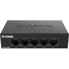 D-Link | Ethernet Switch | DGS-105GL/E | Unmanaged | Desktop | 10/100 Mbps (RJ-45) ports quantity | 1 Gbps (RJ-45) ports quantity 5 | SFP ports quantity | PoE ports quantity | PoE+ ports quantity | Power supply type | 60 month(s)