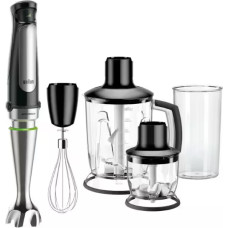 Braun | MultiQuick 7 Hand Blender | MQ 7045X | Hand Blender | 1000 W | Number of speeds 6 | Chopper | Black/Stainless steel