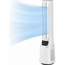 Midea | Bladeless Fan with Air purifier | MFP-120 | Stand fan | White | Diameter 15 cm | Number of speeds 10 | Oscillation | Yes | Timer