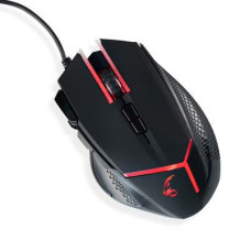 Mediarange MOUSE USB OPTICAL BLACK/RED/MRGS200 MEDIARANGE