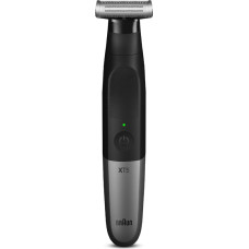 Braun Beard trimmer XT5200  Black/Silver Cordless or corded Wet & Dry