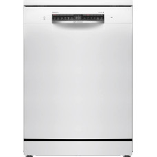 Bosch | Dishwasher | SMS4HMW06E | Free standing | Width 60 cm | Number of place settings 14 | Number of programs 6 | Energy efficiency class D | Display | AquaStop function | White