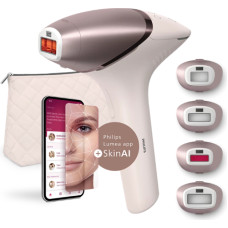 Philips IPL Hair Removal Device with SenseIQ | BRI977/00 Lumea 9900 Series | Bulb lifetime (flashes) 450.000 | Number of power levels 5 | Rose