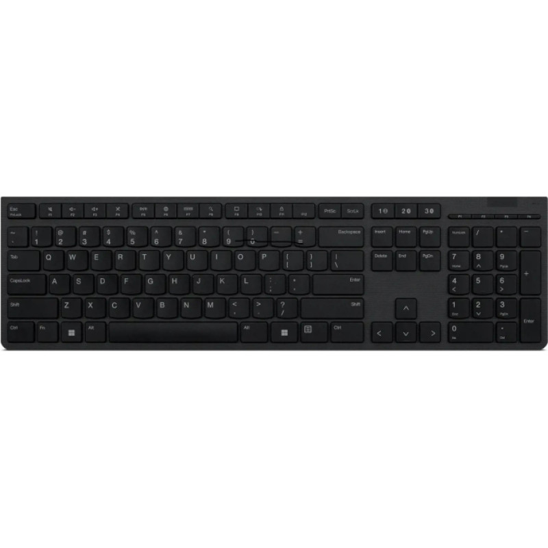 Lenovo | Professional Wireless Rechargeable Keyboard | 4Y41K04074 | Keyboard | Wireless | Estonian | Grey | Scissors switch keys