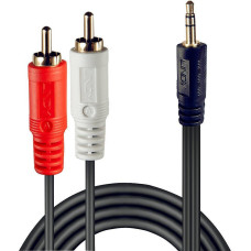 Lindy CABLE AUDIO 2XRCA/3.5MM M/M 3M/35682 LINDY