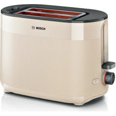 Bosch TAT2M127 MyMoment Compact toaster, 950 W, 2 slots, Beige