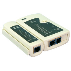 Logilink | Cable tester for RJ11, RJ12 and RJ45 with remote unit