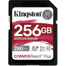 Kingston | Canvas React Plus | 256 GB | SD | Flash memory class 10