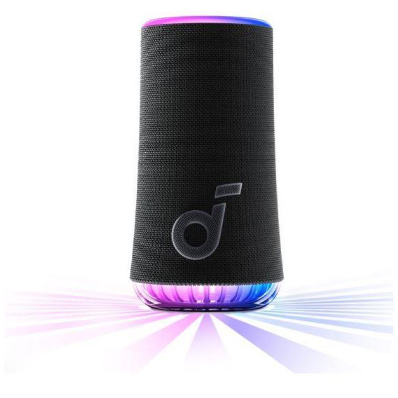 Soundcore Portable Speaker|SOUNDCORE|Glow|Black|Portable/Wireless|1xUSB-C|Bluetooth|A3166G11