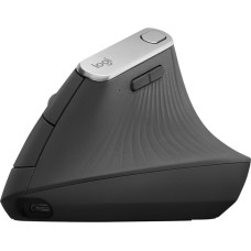 Logitech | Ergonomic Mouse | MX VERTICAL | Wireless | USB, Bluetooth | Graphite