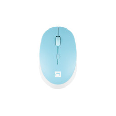 Natec | Mouse | Harrier 2 | Wireless | Bluetooth | White/Blue