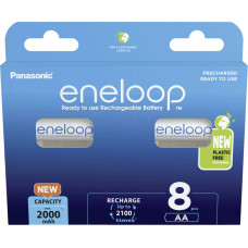 Panasonic | ENELOOP BK-3MCDE/8BE | AA | 2000 mAh | 8 pc(s)