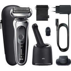 Braun | Shaver | 71-S7200cc | Operating time (max) 50 min | Wet & Dry | Silver/Black