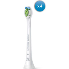 Philips | HX6074/27 Sonicare W2c Optimal | Compact Sonic Toothbrush Heads | Heads | For adults and children | Number of brush heads included 4 | Number of teeth brushing modes Does not apply | Sonic technology | White