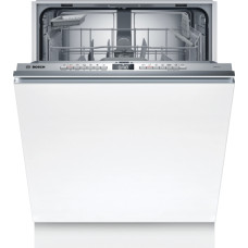 Bosch | Dishwasher | SMV4HTX00E | Built-in | Width 60 cm | Number of place settings 13 | Number of programs 6 | Energy efficiency class D | Display | AquaStop function | White