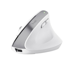 Trust MOUSE USB OPTICAL WRL BAYO+/ERGONOMIC WHT 25399 TRUST