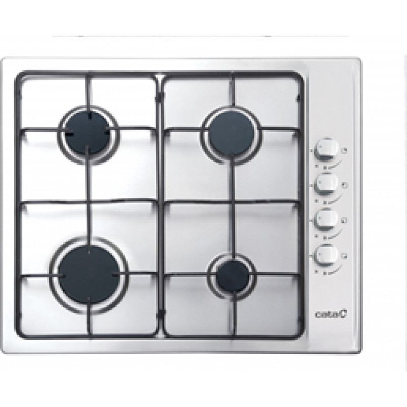 Cata | Hob | GI 6004 X | Gas | Number of burners/cooking zones 4 | Rotary | Stainless steel