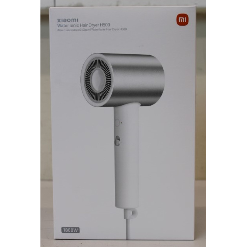 Xiaomi Water Ionic Hair Dryer H500 EU | Xiaomi | Water Ionic Hair Dryer | H500 EU | 1800 W | Number of temperature settings 3 | Ionic function | White | DEMO