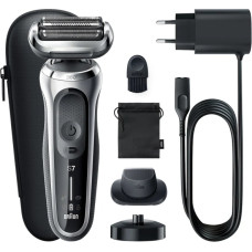 Braun | Shaver | 71-S4200cs | Operating time (max) 50 min | Wet & Dry | Silver/Black